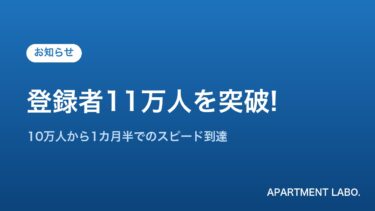 YouTubeチャンネル登録者11万人突破のお知らせ
