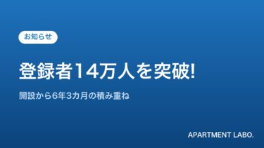 YouTubeチャンネル登録者14万人突破のお知らせ