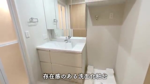 広島市中区の1LDKの洗面所(室内・外観の様子)