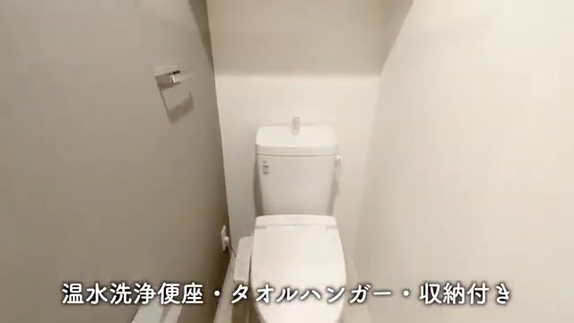 大田区の2Kのトイレ（室内・外観の様子）