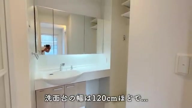 広島市中区の1LDKの洗面室(室内・外観の様子)