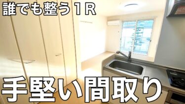 これがワンルーム？巨大靴箱と絶景でリラックスできるお部屋【内見動画で物件紹介】