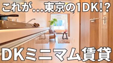 【賃貸マンションの内見】夕日とスカイツリーが見える、セキュリティ重視の縦長レイアウトの賃貸マンション（1DK/5㎡）