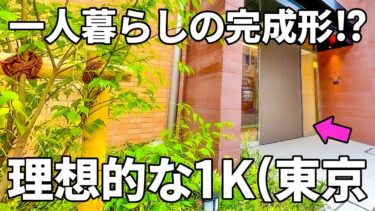 【1K賃貸マンション内見】キッチンと収納を余すことなく活用した設計の賃貸マンション（渋谷区笹塚/1K/5㎡）