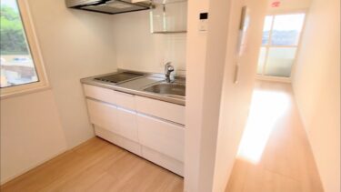 【玄関から部屋が見えない1R】賃貸