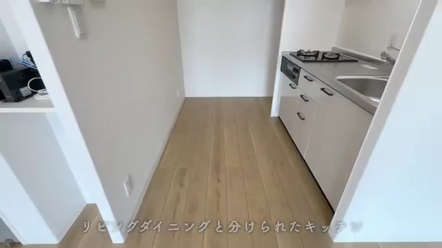 クラス天文館の独立キッチン（室内・外観の様子）