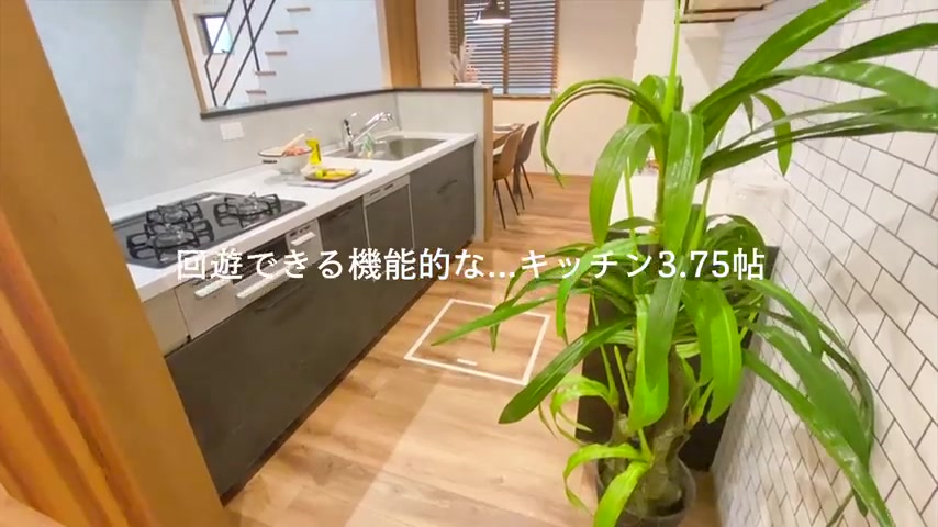 ヌック×吹き抜け×ウッディーのキッチン（室内・外観の様子）