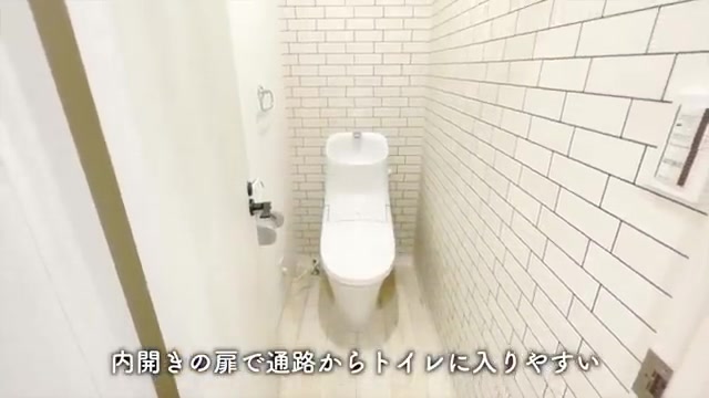 セミデタッチドハウス朝美のトイレ(室内・外観の様子)
