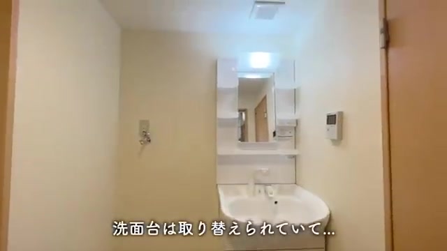 ハーモニーコートの洗面室（室内・外観の様子）