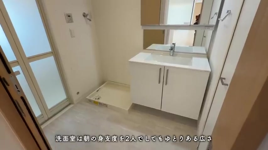 ハートアイランド新田四番街の洗面室（室内・外観の様子）