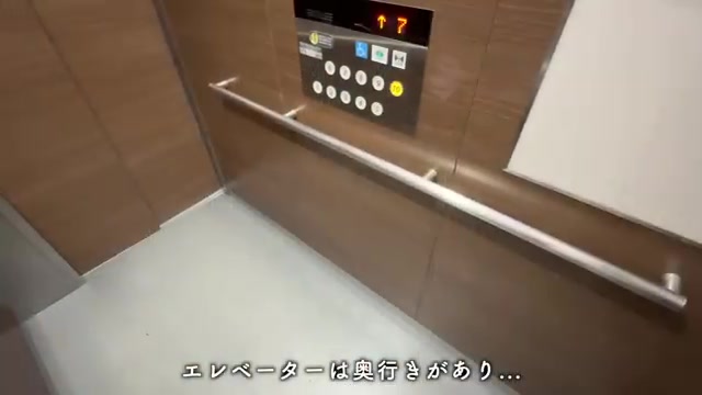 プレシア千早のエレベーター(室内・外観の様子)