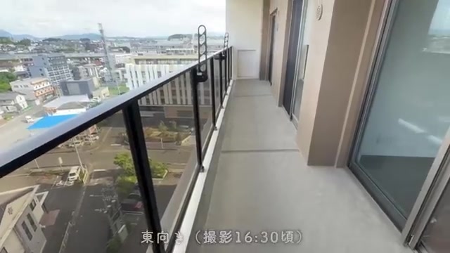 プレシア千早のバルコニー(室内・外観の様子)