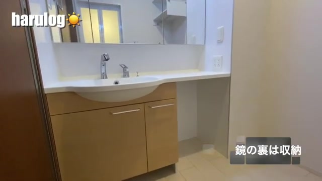 グラシュージャルダンの洗面室（室内・外観の様子）