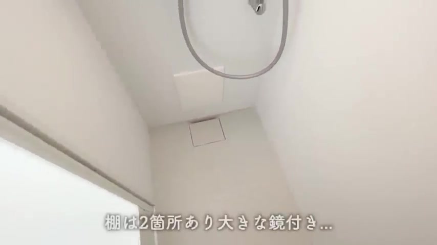 賃貸アパートのお部屋内見のシャワールーム（室内・外観の様子）