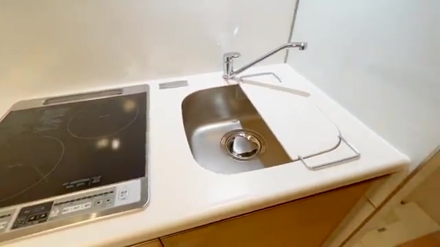 神奈川の賃貸マンション内見のキッチン（室内・外観の様子）