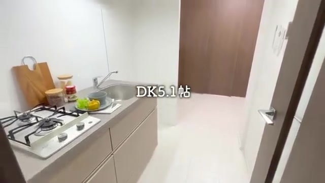 賃貸マンション内見動画のキッチン（室内・外観の様子）