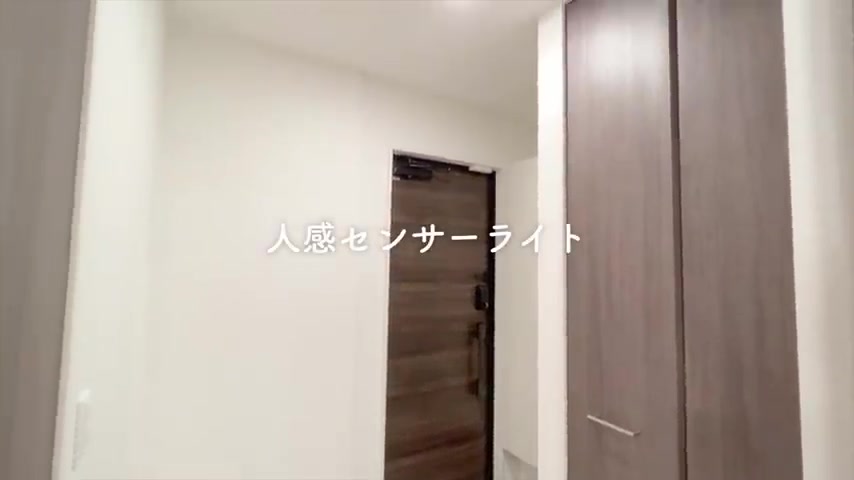 賃貸アパートの内見の玄関収納（室内・外観の様子）