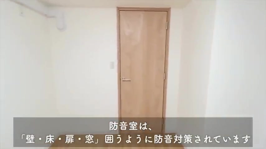 賃貸マンションの内見の洋室（室内・外観の様子）