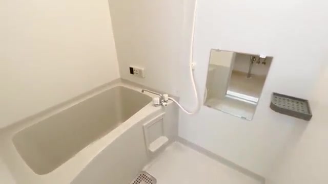 賃貸アパートの内見のお風呂(室内・外観の様子)