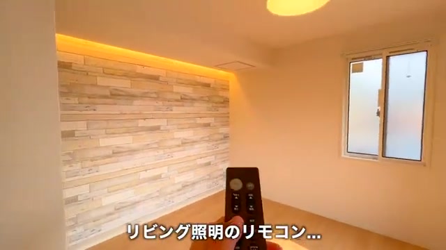 賃貸アパートの内見の多機能照明（室内・外観の様子）