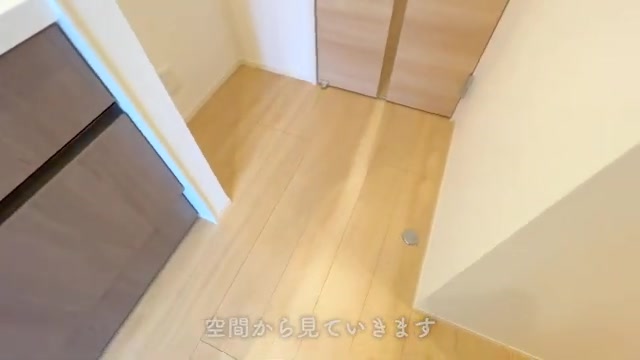 賃貸アパート内見のキッチン（室内・外観の様子）