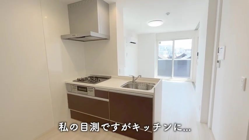 一人暮らしのお部屋内見のキッチン(室内・外観の様子)