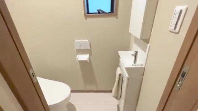 パントリー×高天井×ロフトつきの家のトイレ（室内・外観の様子）