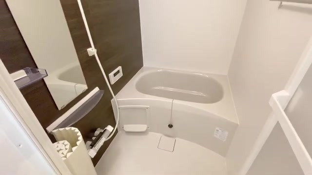 賃貸物件の内見動画のお風呂(室内・外観の様子)