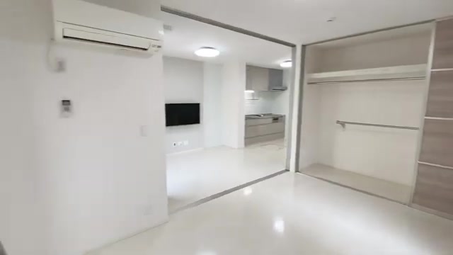 賃貸物件の内見動画の巨大クローゼット(室内・外観の様子)