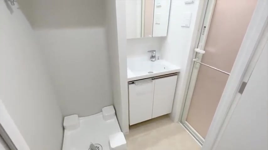 品川区の1Kの洗面所（室内・外観の様子）