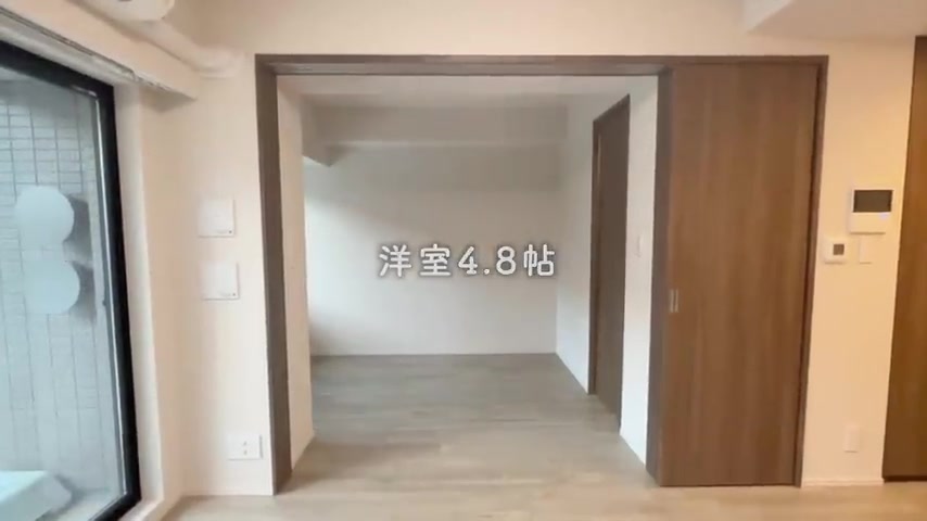 品川区の1LDKの洋室+WIC（室内・外観の様子）