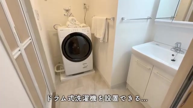 小金井市の2LDKの洗面室（室内・外観の様子）