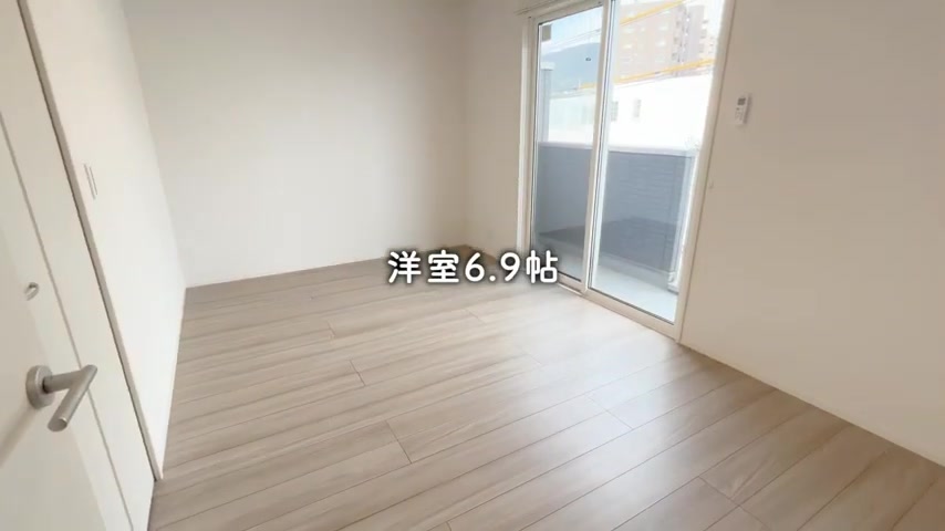 広島市西区の2LDKの寝室（室内・外観の様子）