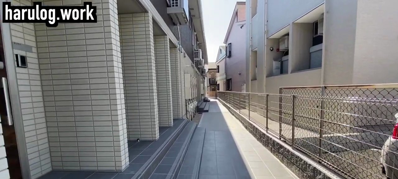 D-room唐原B棟2Fの内見動画 0:14の場面