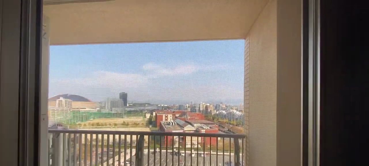 分譲マンションの内見動画の場面