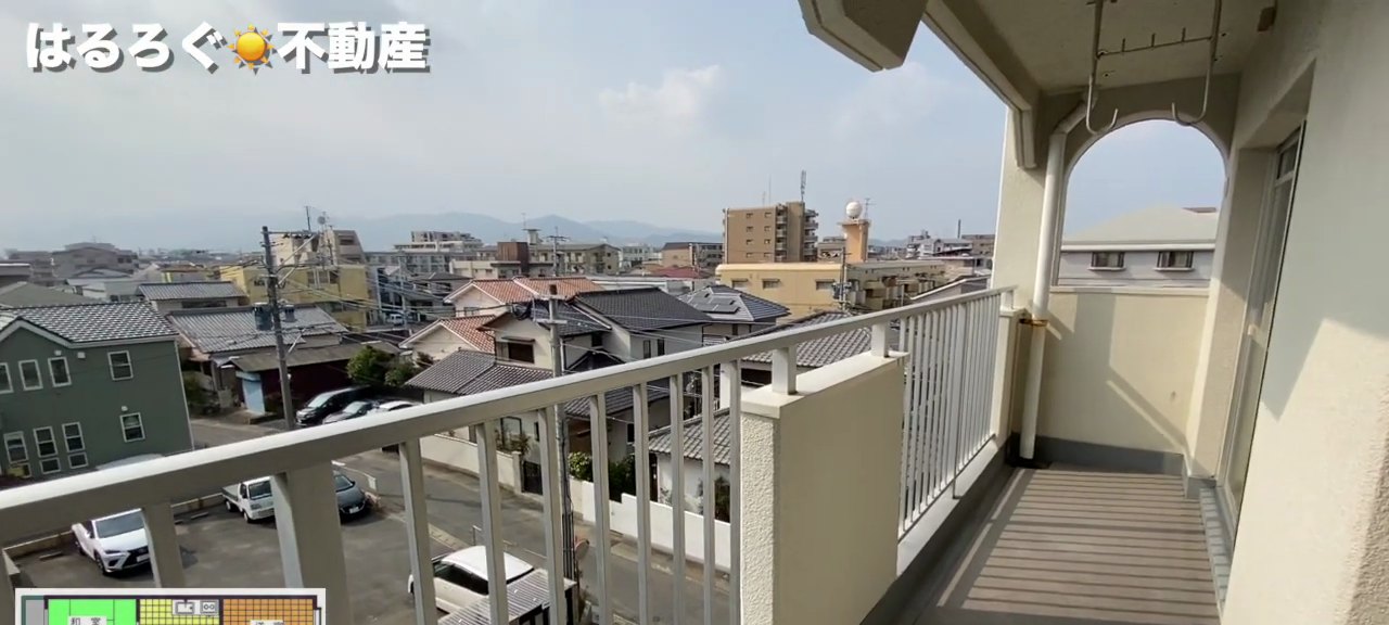 福岡県の賃貸マンションの内見動画 2:38の場面