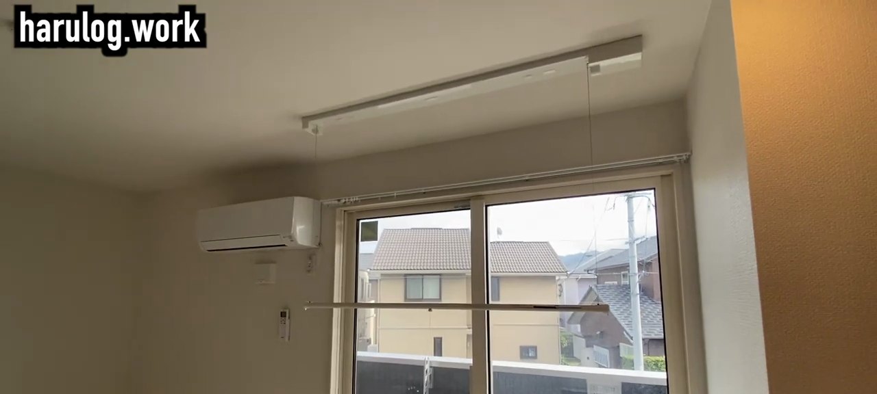 1LDKの賃貸物件内見動画の内見動画 7:18の場面