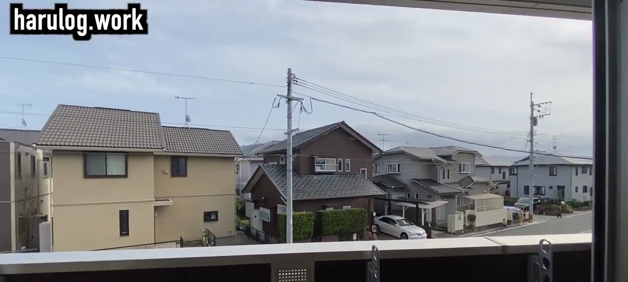 1LDKの賃貸物件内見動画の内見動画 7:58の場面