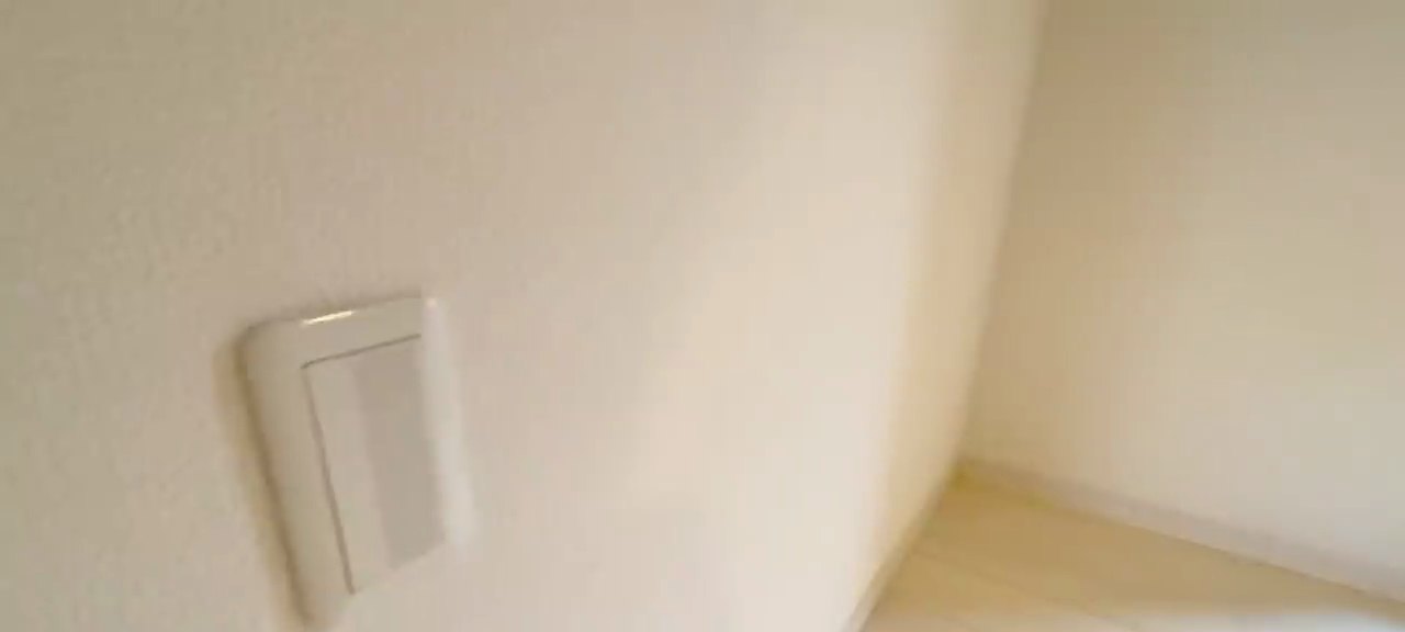 変わった間取りの1LDKの内見動画 1:26の場面