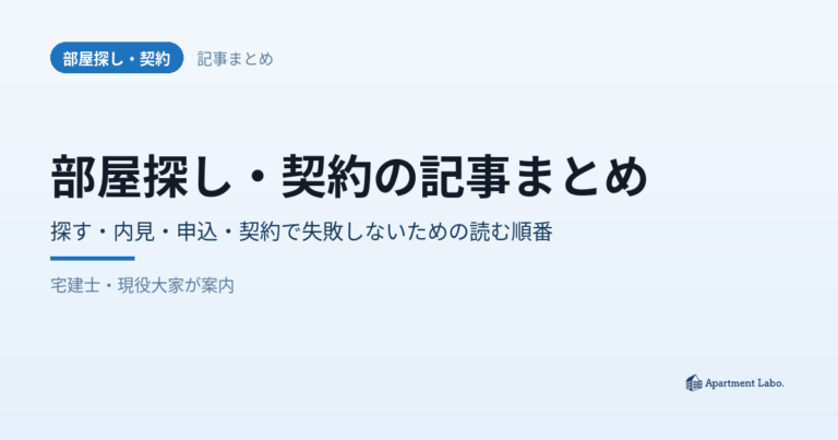 heyasagashi-keiyaku-kiji-matome の記事まとめ アイキャッチ