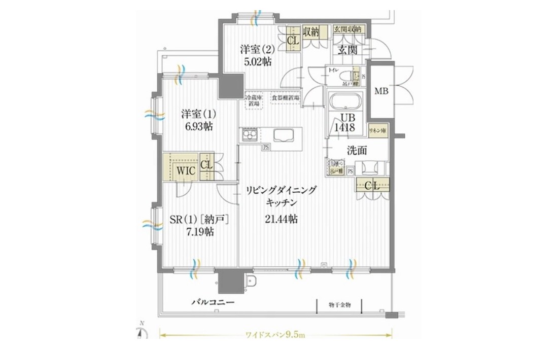 エンブルガーデン浜名湖 間取り図