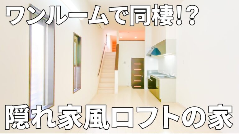 【変わった間取り×賃貸アパート】秘密基地風ロフト付きの個性的な間取りの賃貸アパート（ワンルーム/30.88㎡）
