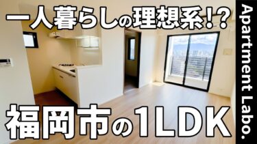 【プレシア竹下Ⅱ】ムダのない収納と空間分けが叶う設計の物件（福岡市博多区竹下/1LDK/34.64㎡）