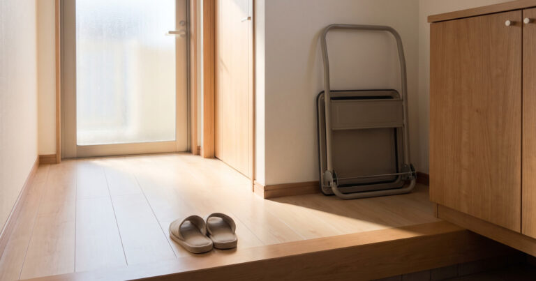 団地のエレベーターなし階段｜重い荷物をキャリーカートと保冷リュックで運ぶ