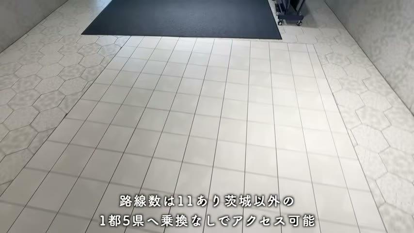 グレーシアフィット横浜のペデストリアンデッキ