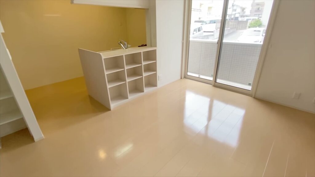 広島市南区の1LDK 1LDKのカウンター収納