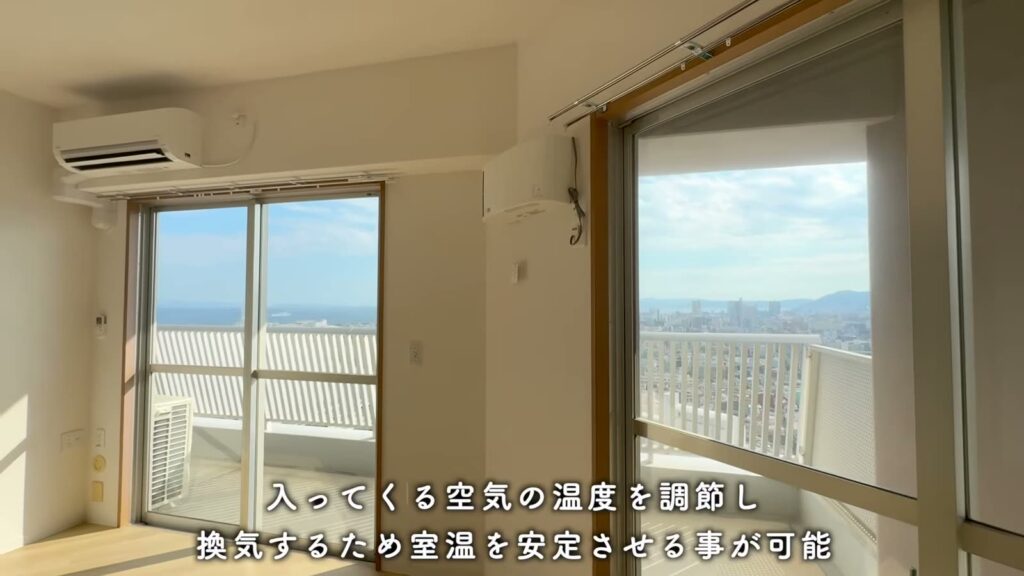 キャナルタウンウェスト 3LDKの窓まわり