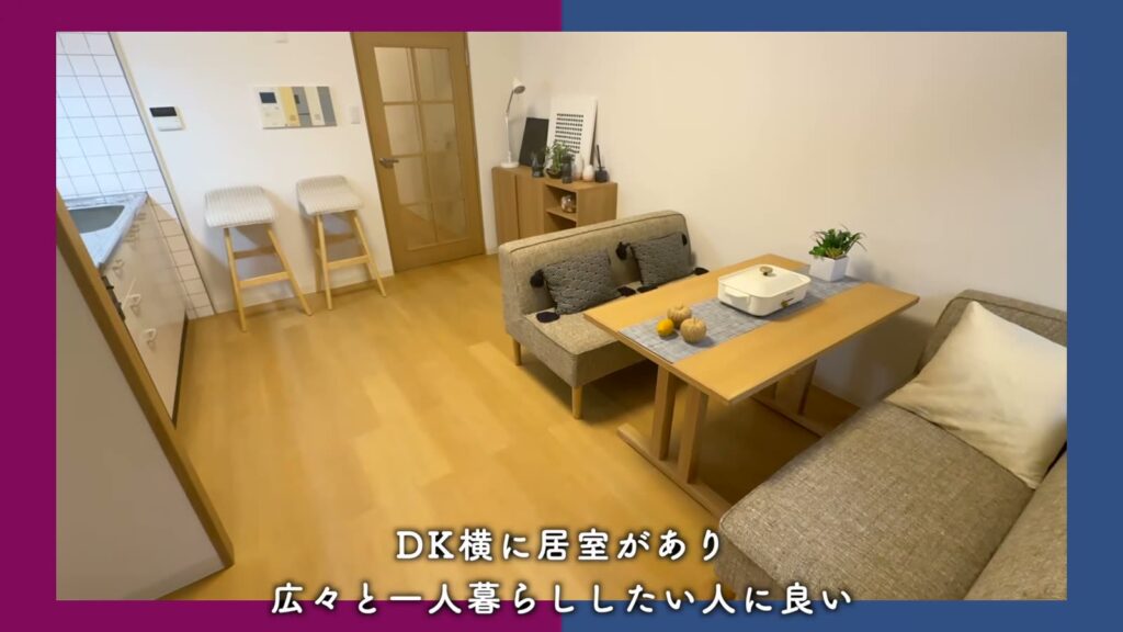 キャナルタウンウェスト 3LDKの1DK
