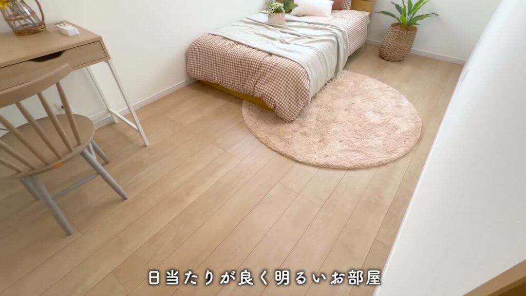 兼六パークタウン花小金井42号棟 3LDKのベッドまわり
