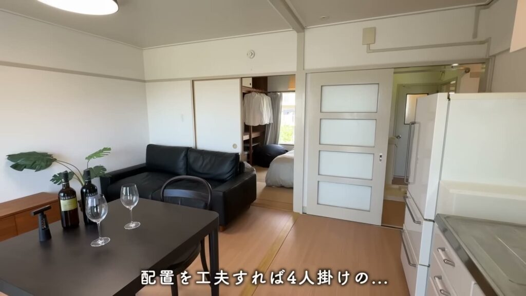 ひよどり台 2DKのDKから洋室側